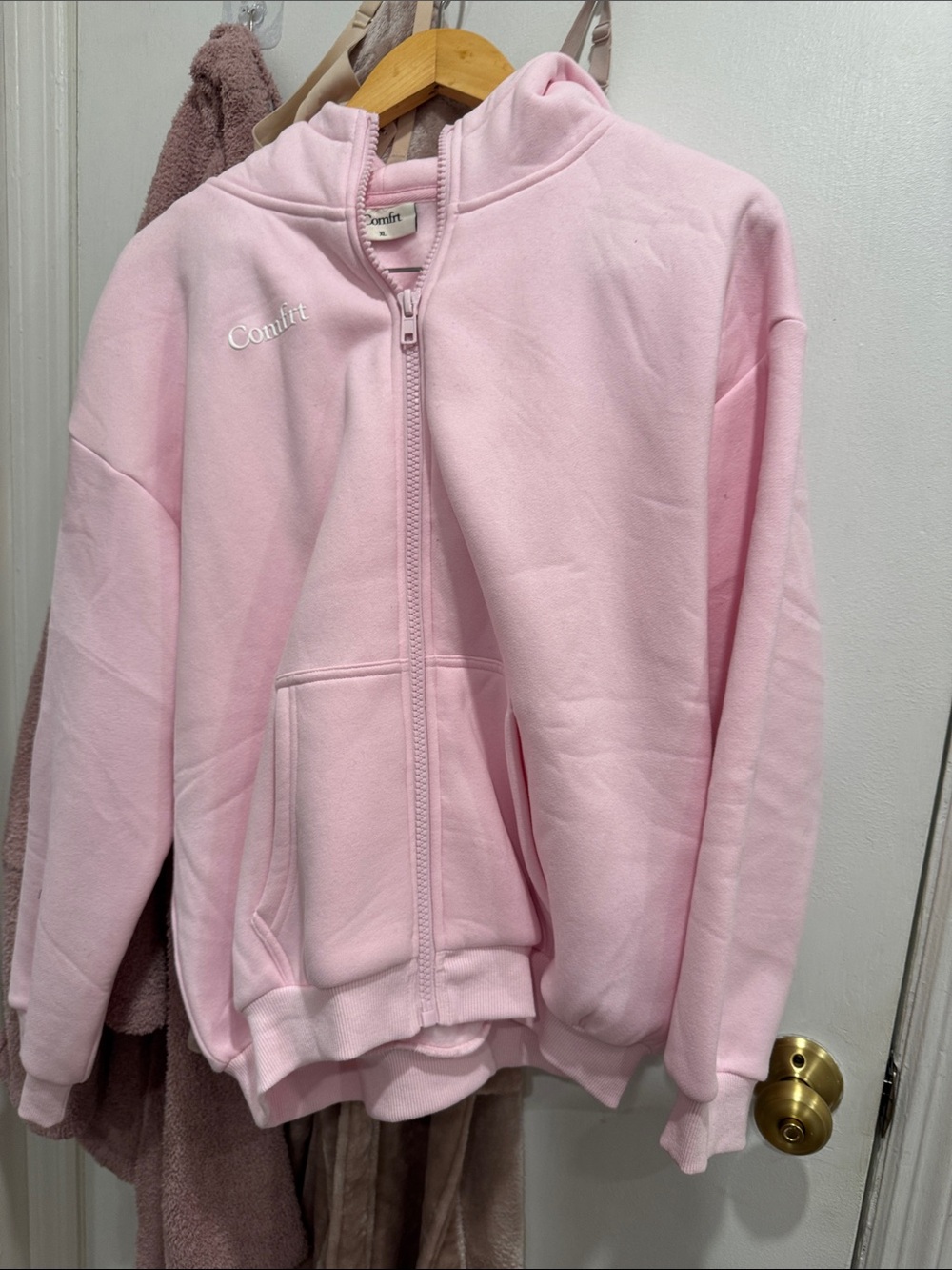 Conlfit Kids Pink Full-Zip Hoodie Jacket
